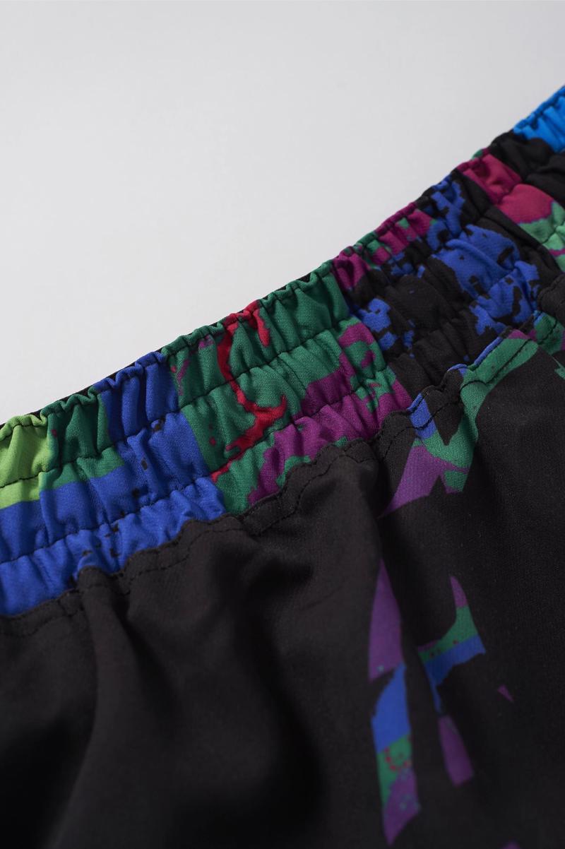 MANTO rave FIGHT SHORTS-black